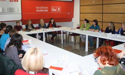 Reunión, este viernes, del Consejo de Igualdad del PSPV-PSOE.