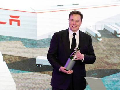 Elon Musk, consejero delegado de Tesla, en China, en una foto de archivo.