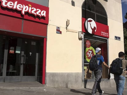 Un local de Telepizza en Madrid.