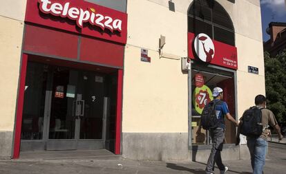 Un local de Telepizza en Madrid.