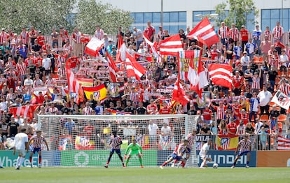 Atlético de Madrid et Real Madrid lors d'une confrontation.