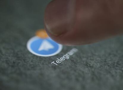 Logo de la aplicación de mensajería encriptada Telegram