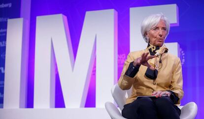 La directora gerente del FMI, Christine Lagarde.