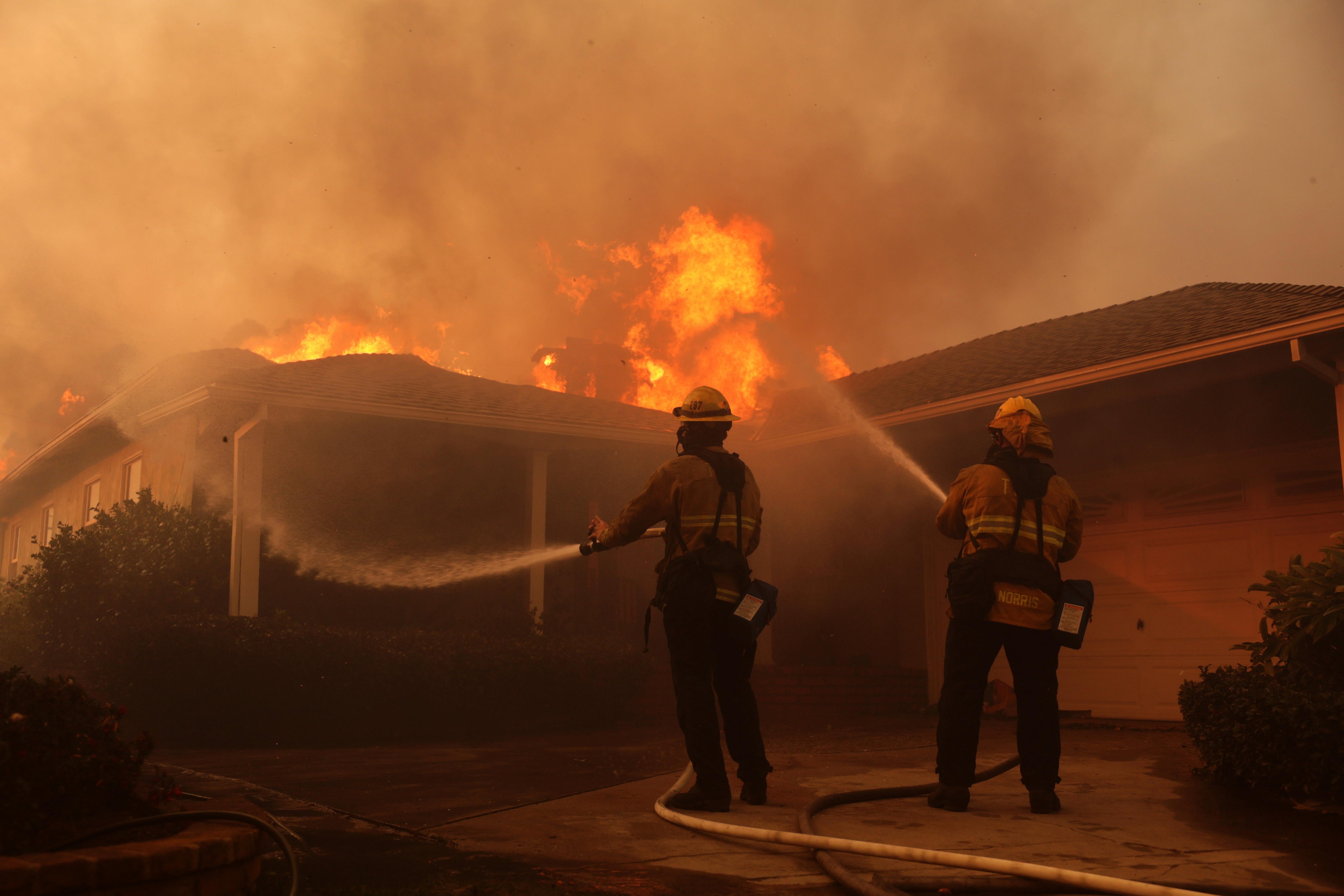 “Fue un huracán de fuego, algo completamente apocalíptico”