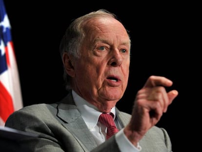 T. Boone Pickens, en una imagen tomada en 2010.