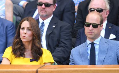 El príncipe Guillermo y Kate Middleton no han faltado a la cita más importante de Wimbledon: la final entre Anderson y Djokovic.