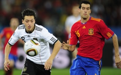 Özil, durante las semifinales del Mundial de Sudáfrica de 2010.