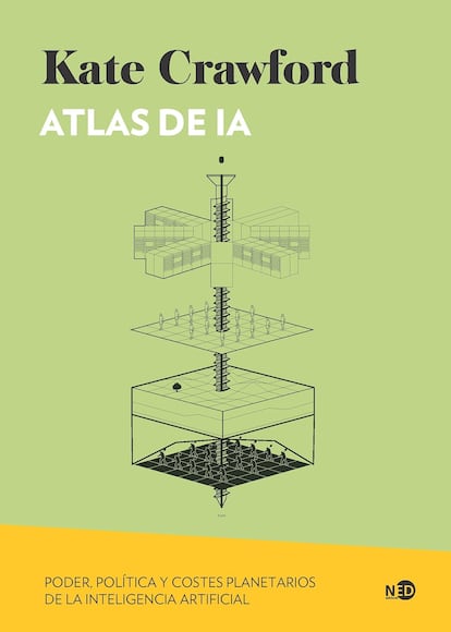 Portada de 'Atlas de IA', de Kate Crawford