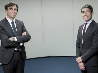 César Cid, CEO de Arca, y Domingo Mirón, presidente de Accenture en España.