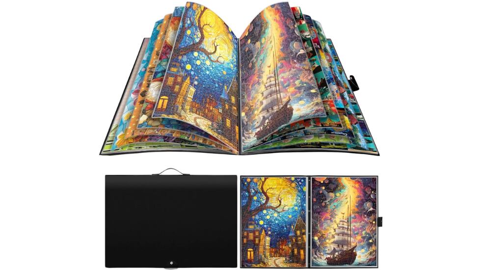 Carpeta para guardar puzles.