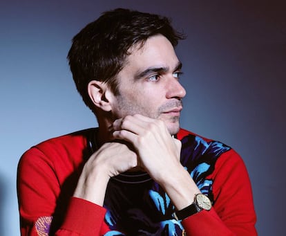 Jon Hopkins, posando en exclusiva para ICON.