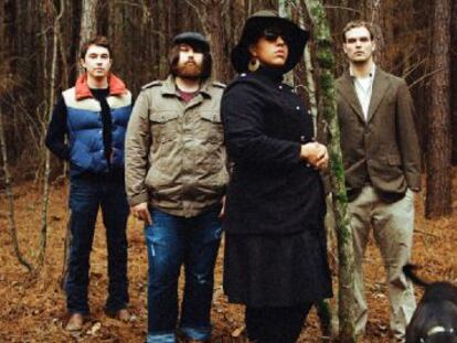 Los cuatro integrantes de Alabama Shakes, en una fotografía promocional.