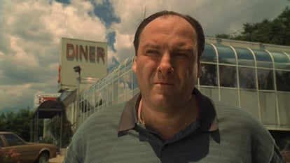 James Gandolfini, en el papel de Tony Soprano en la serie 'Los Soprano'.