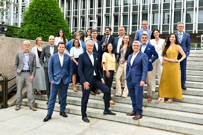 Foto del equipo directivo (socios y asociados) de Balder.