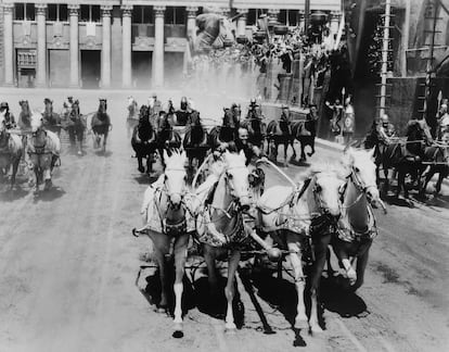 Un fotograma de 'Ben-Hur', 1959, con Charlton Heston.