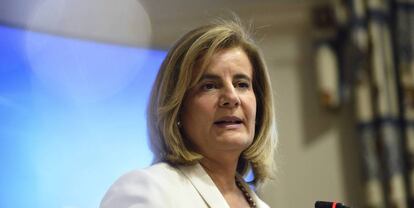 La ministra de Empleo y Seguridad Social en funciones, Fátima Báñez