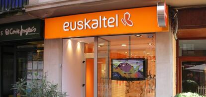 Imagen de una tienda de Euskaltel