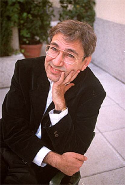 El escritor turco Orhan Pamuk, ayer en Madrid.