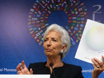 La directora gerente del Fondo Monetario Internacional (FMI), Christine Lagarde.