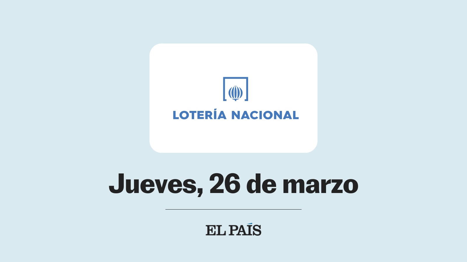 Loterías y Apuestas del Estado reparte este jueves un primer premio de 30.000 euros por décimo con este sorteo de Lotería Nacional