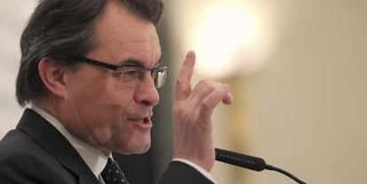 Artur Mas, en Los Desayunos de Europa Press.