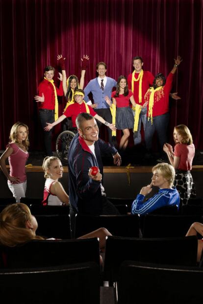 Los protagonistas de <i>Glee</i>