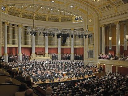 Los coros del Palau de la M&uacute;sica, en su debut en Viena con la Orquesta Sinf&oacute;nica de Viena