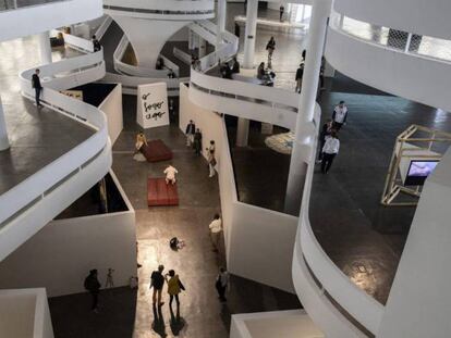 Vista general de la Bienal de São Paulo.