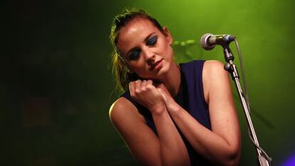 Leonor Watling durante un concierto en Madrid el año pasado.