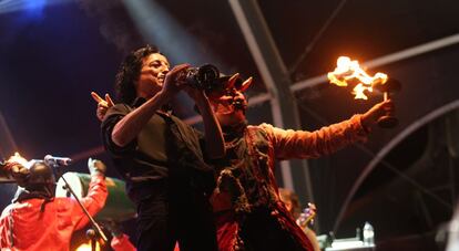 La Eléctrica Dharma durante la pasada edición del Canet Rock.