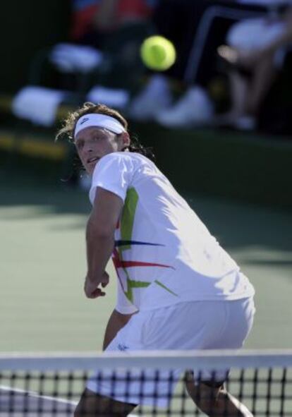 Nalbandian, durante un partido en Indian Wells.