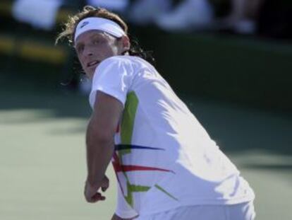 Nalbandian, durante un partido en Indian Wells.