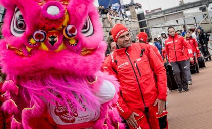 Xabi Fernández, en Hong Kong.