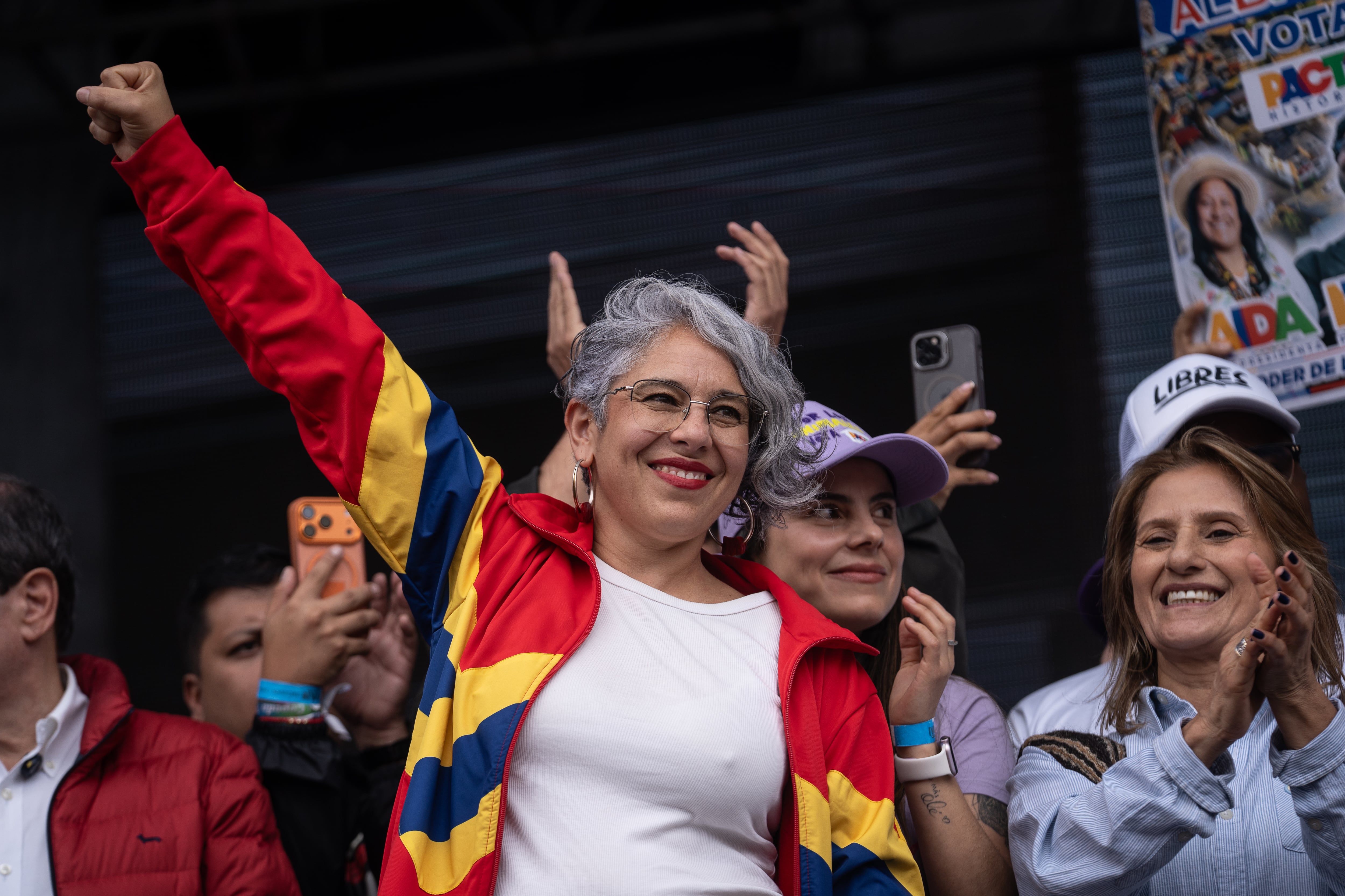 María José Pizarro, luego de su intervención en Pasto.