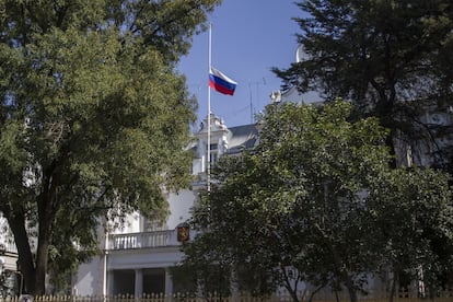 La embajada rusa en México. 