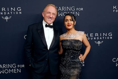  Francois-Henri Pinault junto a su mujer Salma Hayek-Pinault.