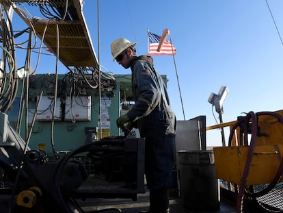 Un yacimiento petrolero en Texas, Estados Unidos.