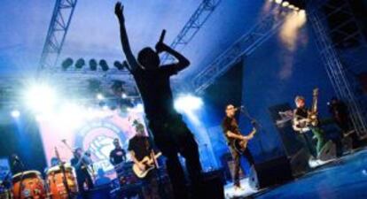 El grupo Obrint Pas, recientemente, en Valencia