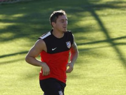 Cebolla Rodríguez durante un entrenamiento