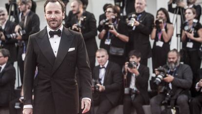 Tom Ford, durante el festival de Venecia. 