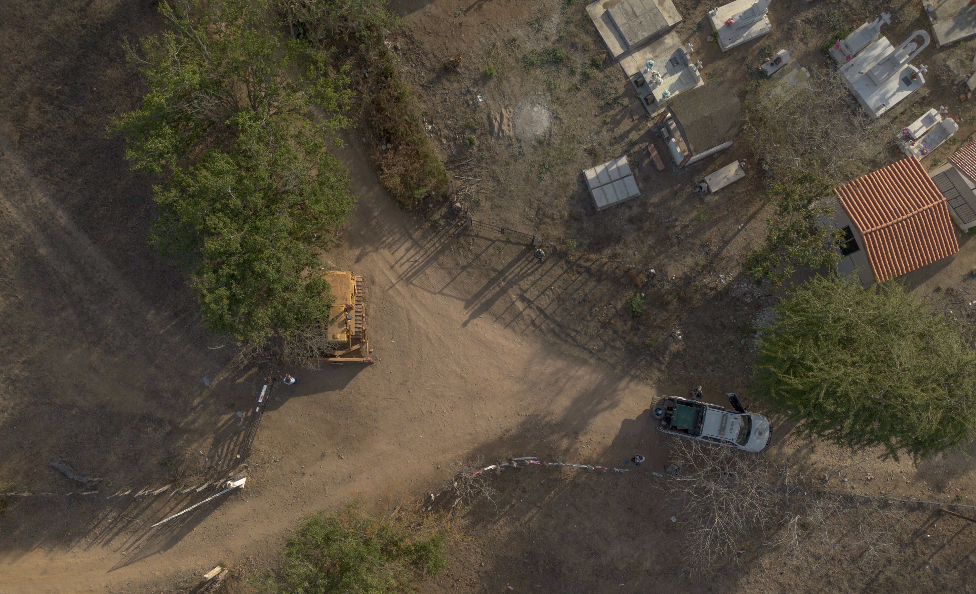 Operativo de búsqueda en fosas clandestinas en El Verde, en el municipio de Concordia, Sinaloa, el 18 de febrero.