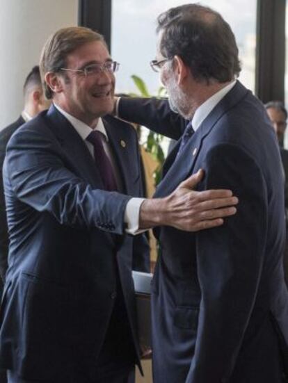 Passos Coelho y Rajoy, este mi&eacute;rcoles
