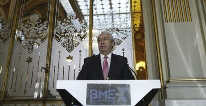 El presidente de Bolsas y Mercados Espa&ntilde;oles (BME), Antonio Zoido.