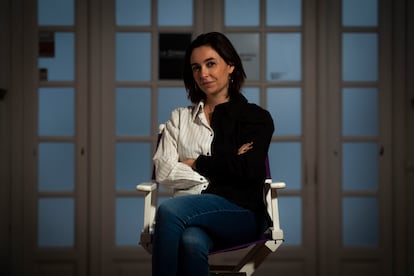 The director Paula Palacios, in the offices of her production company, La Morada. 