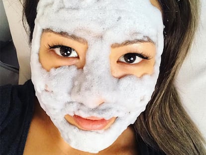 Lo último en belleza coreana son las mascarillas de burbujas