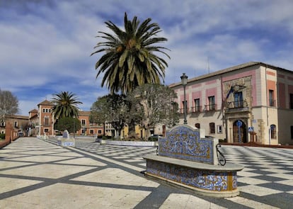Plaza del Pan en Talavera de la Reina, Toledo. |