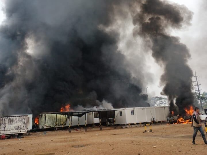 Protestas campesinas contra una petrolera terminan en violencia, en una zona rural de San Vicente del Caguán