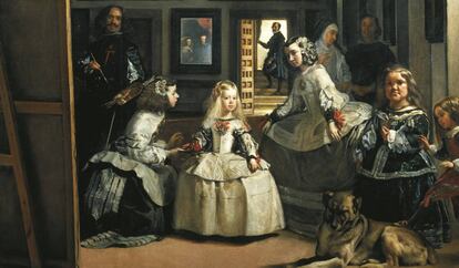 'Las Meninas', 1656, de Diego Velazquez, en el Museo del Prado.