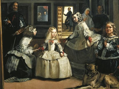 'Las Meninas', 1656, de Diego Velazquez, en el Museo del Prado.