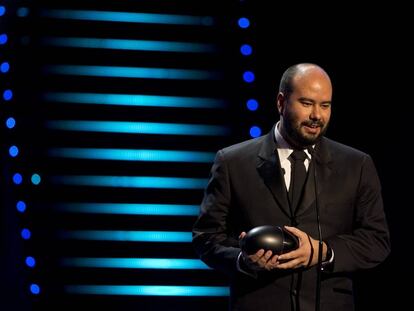 Ciro Guerra, director de &#039;El abrazo de la serpiente&#039;, en la entrega de 2015.